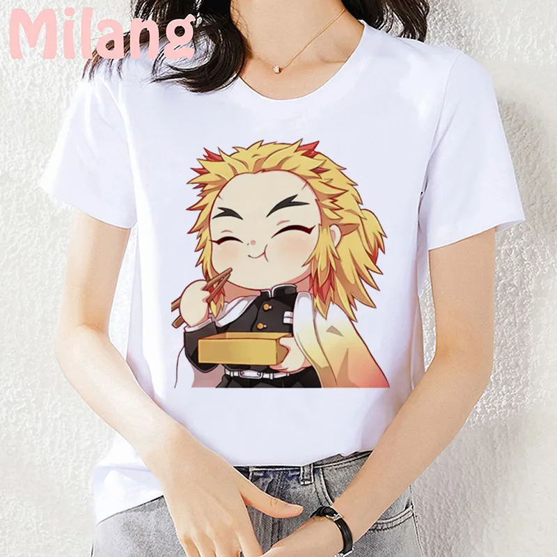 Женская футболка с коротким рукавом летняя из полиэстера изображением японского