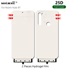 Мягкая Гидрогелевая пленка для Xiaomi Redmi Note 8T с полным покрытием, защитная нано-пленка для экрана, 2 шт., 25D, + инструменты для установки (не стекло)