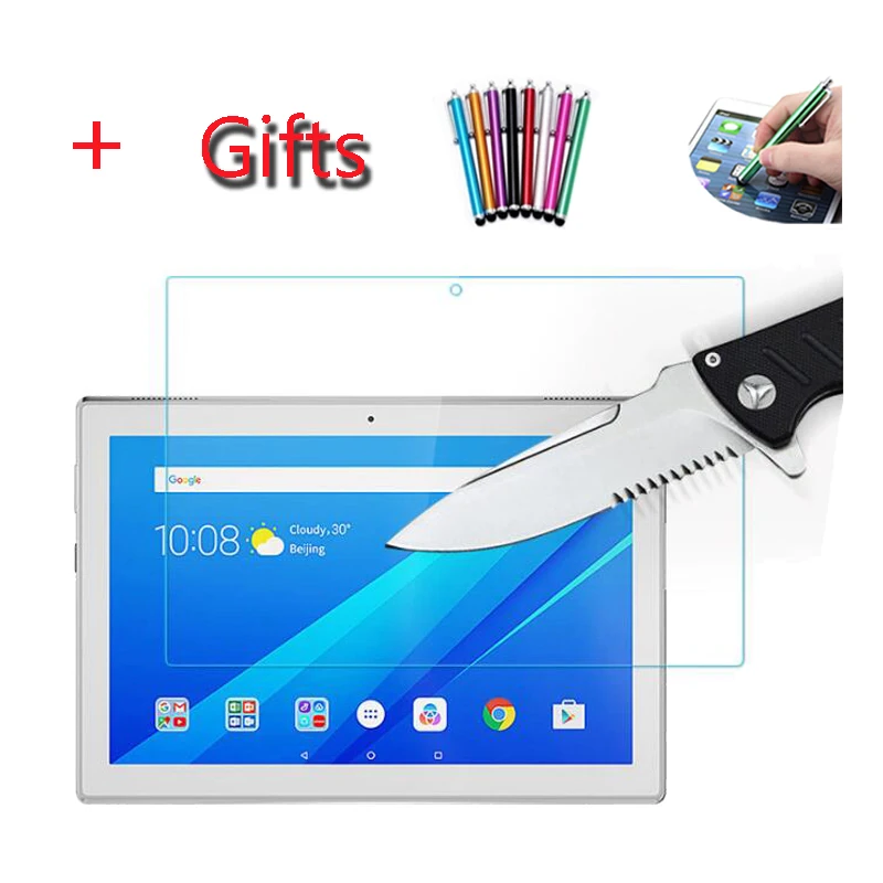 Закаленное Стекло для lenovo Tab E7 E8 M10 P10 Tab2 3 4 эфирных A10 A10-70L TB3-710I TB-7304X TB-7504X защита экрана планшета