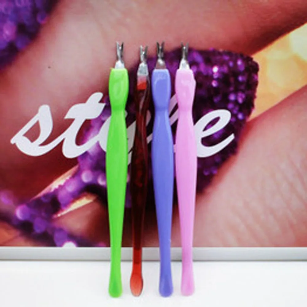 

10/5pcs Stainless Steel Cuticle Pusher Nail Art Fork Manicure Tool For Trim Dead Skin Fork Nipper Pusher Trimmer Cuticle Remover