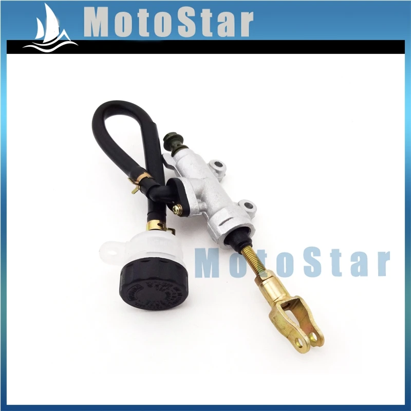 Задний ножной тормоз главный гидравлический цилиндр насос с резервуаром для 50cc 90