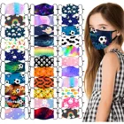 1 шт., многоразовая моющаяся маска для лица с фильтрами