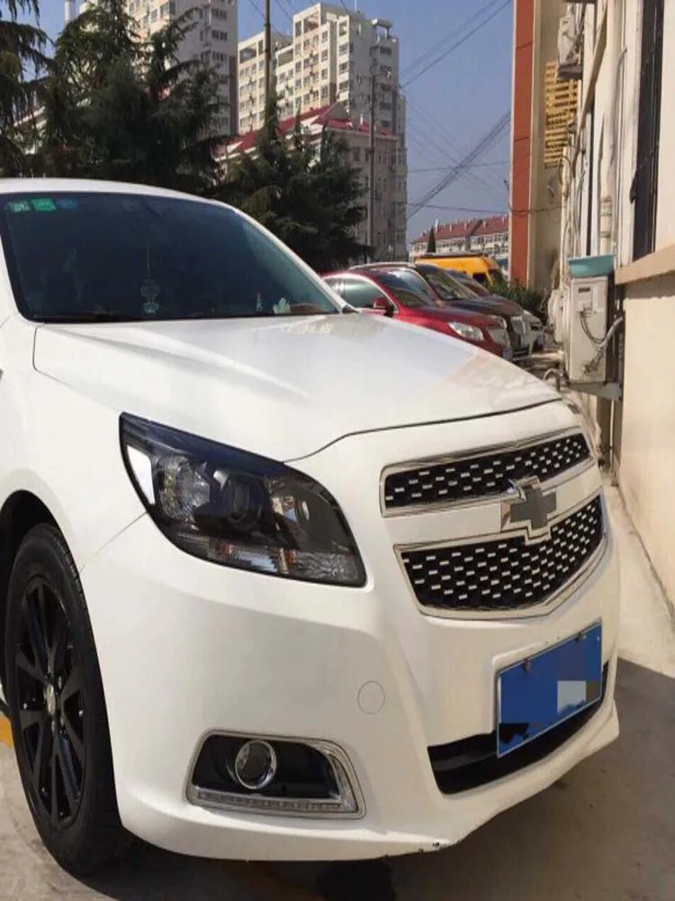 ABS автомобильный передний бампер сетка решетка Вокруг отделки гоночных грилей подходит для Chevrolet Malibu 2012