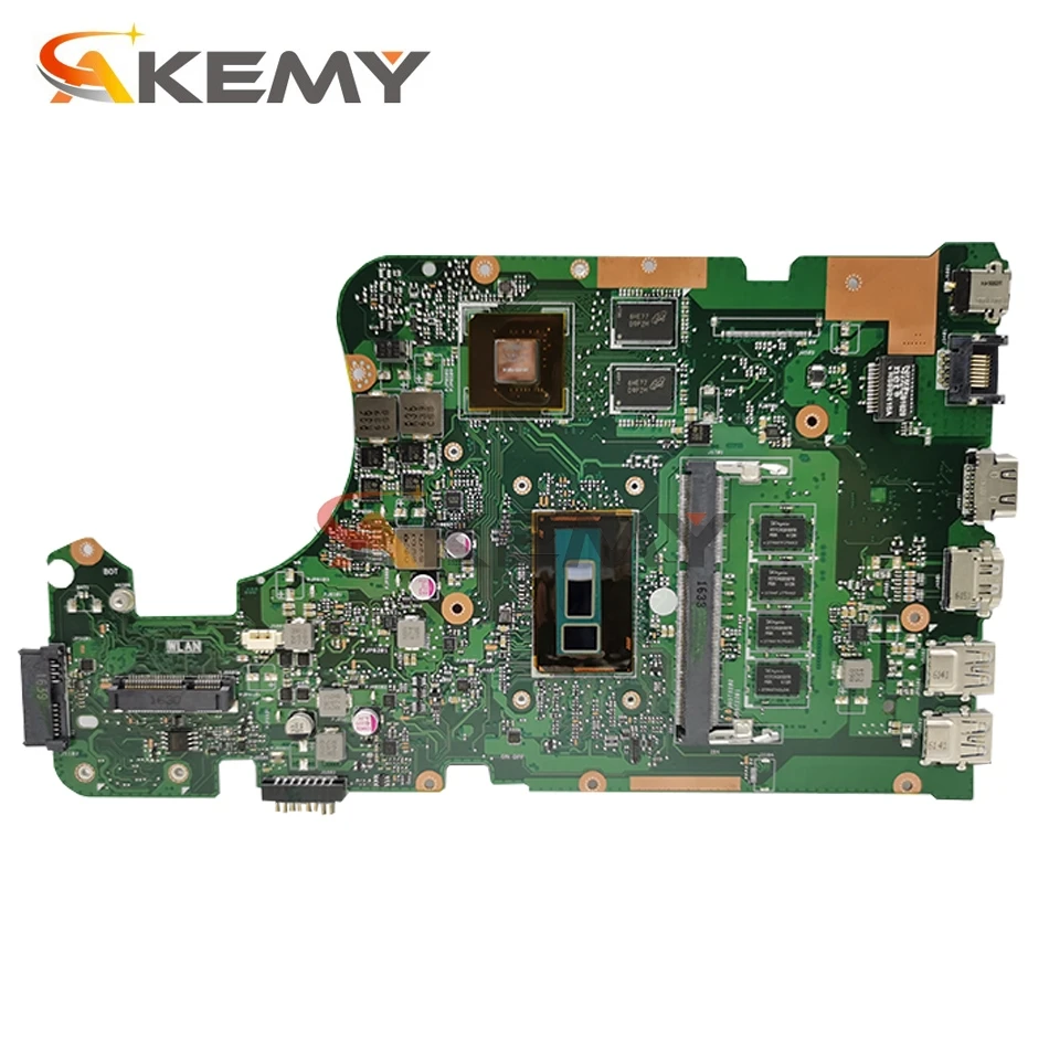 Akemy X555LD материнская плата для ноутбука ASUS X555LJ X555L оригинальная 4GB-RAM I7-5500U GT920M