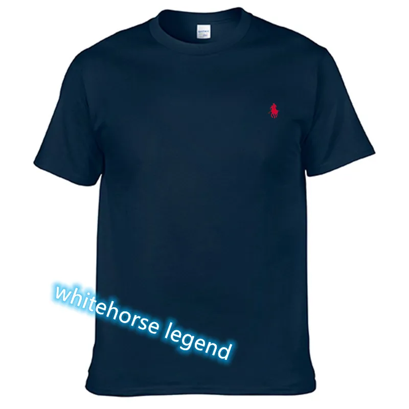 Solid Color Small Horse T-Shirt Ralp Polo Men Short Sleeve Men's Tops Tees Hombre Homme Masculine Pony T Shirts | Мужская одежда