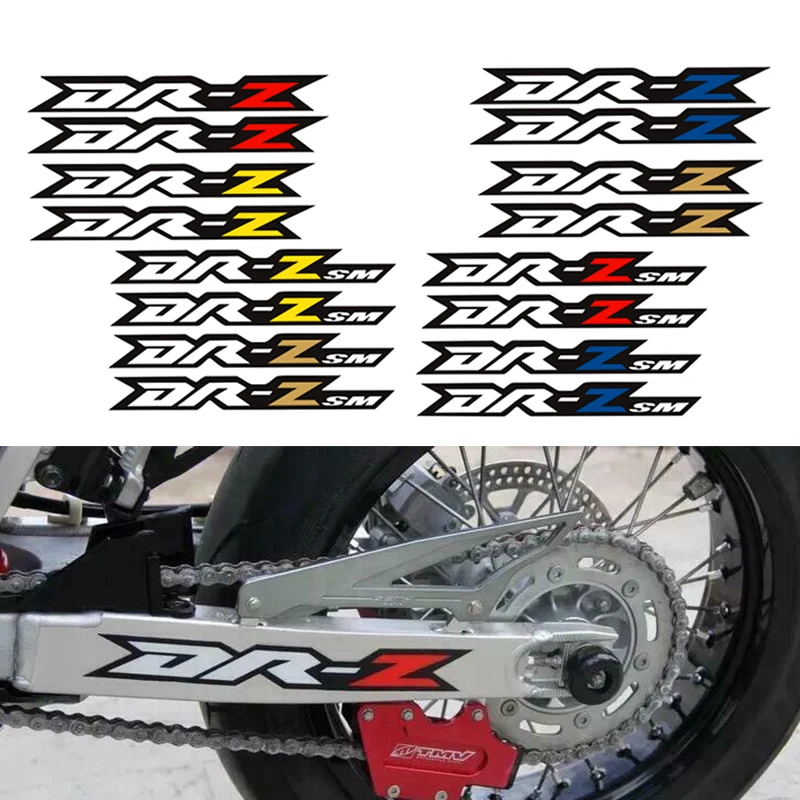 Наклейки Swingarm с переводными полосками для Suzuki DRZ400E DRZ400S DRZ400SM 2000-2020 DRZ70 DRZ125 DRZ250 |