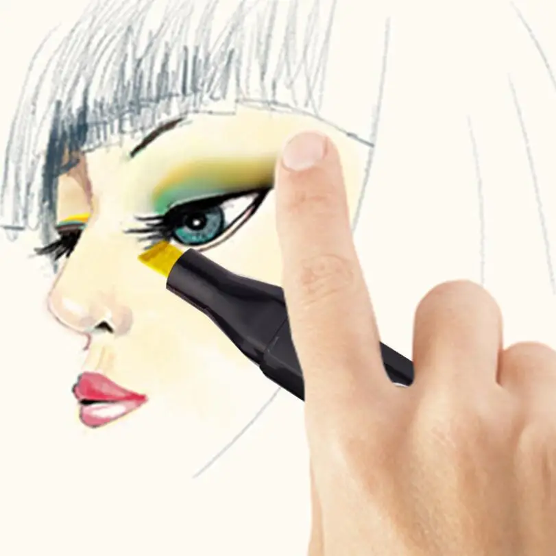 Профессиональный цветной маркер водный цвет s канцелярские принадлежности с