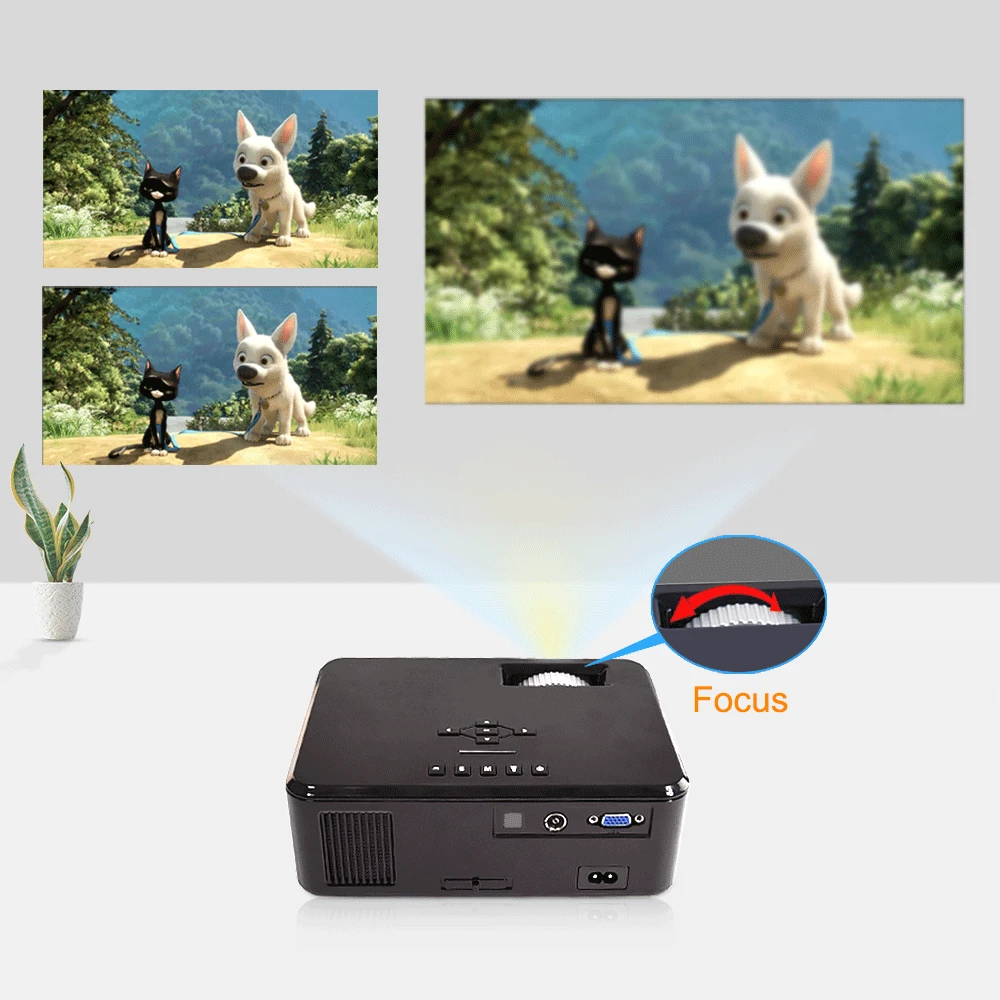 Новый бренд TouYinger X21 Full HD мини проектор светодиодный 1080P FHD зеркальное видео
