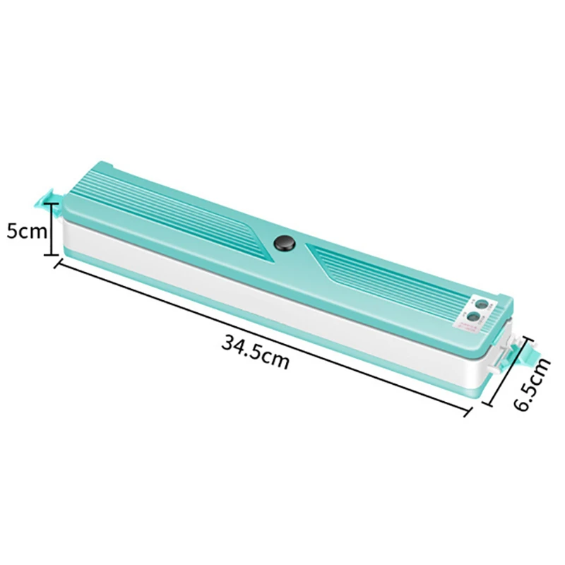 

220V Electric Food Vacuum Sealer EU Plug Household Food Packaging Machine With 6Pcs Bags Kitchen Food Film Sealer Vacuum Packer