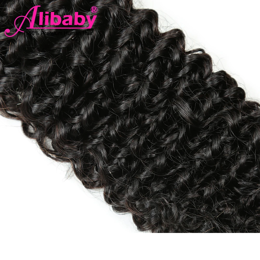 Alibaby афро кудрявые вьющиеся волосы 8 30 дюймов 100% человеческие вплетаемые не Реми