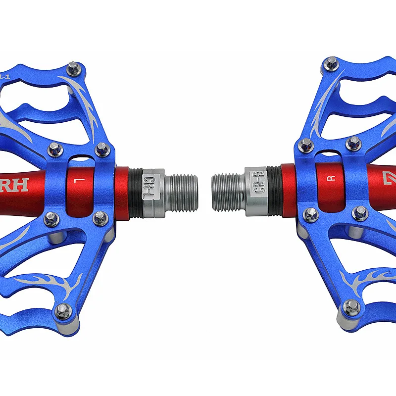 MTB Плоские велосипедные педали из алюминия с 3 запечатанными подшипниками, широкой платформой для горных велосипедов, аксессуарами на.