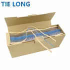 5000 шт.лот 14 Вт 1% металлический пленочный резистор 1R  1M 100R 220R 330R 1K 1,5 K 2,2 K 3,3 K 4,7 K 10K 22K 47K 100K 100 220 330 1K5 2K2 3K3 4K7