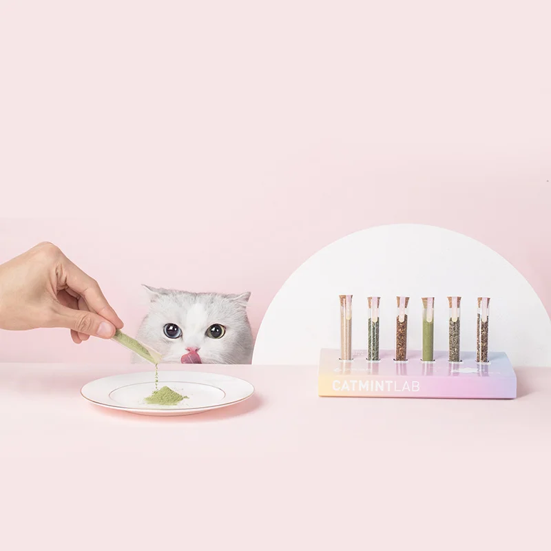 FURRYTAIL Cat Mint Lab домашние животные кошачья зависимость 6 вкусов натуральная мята