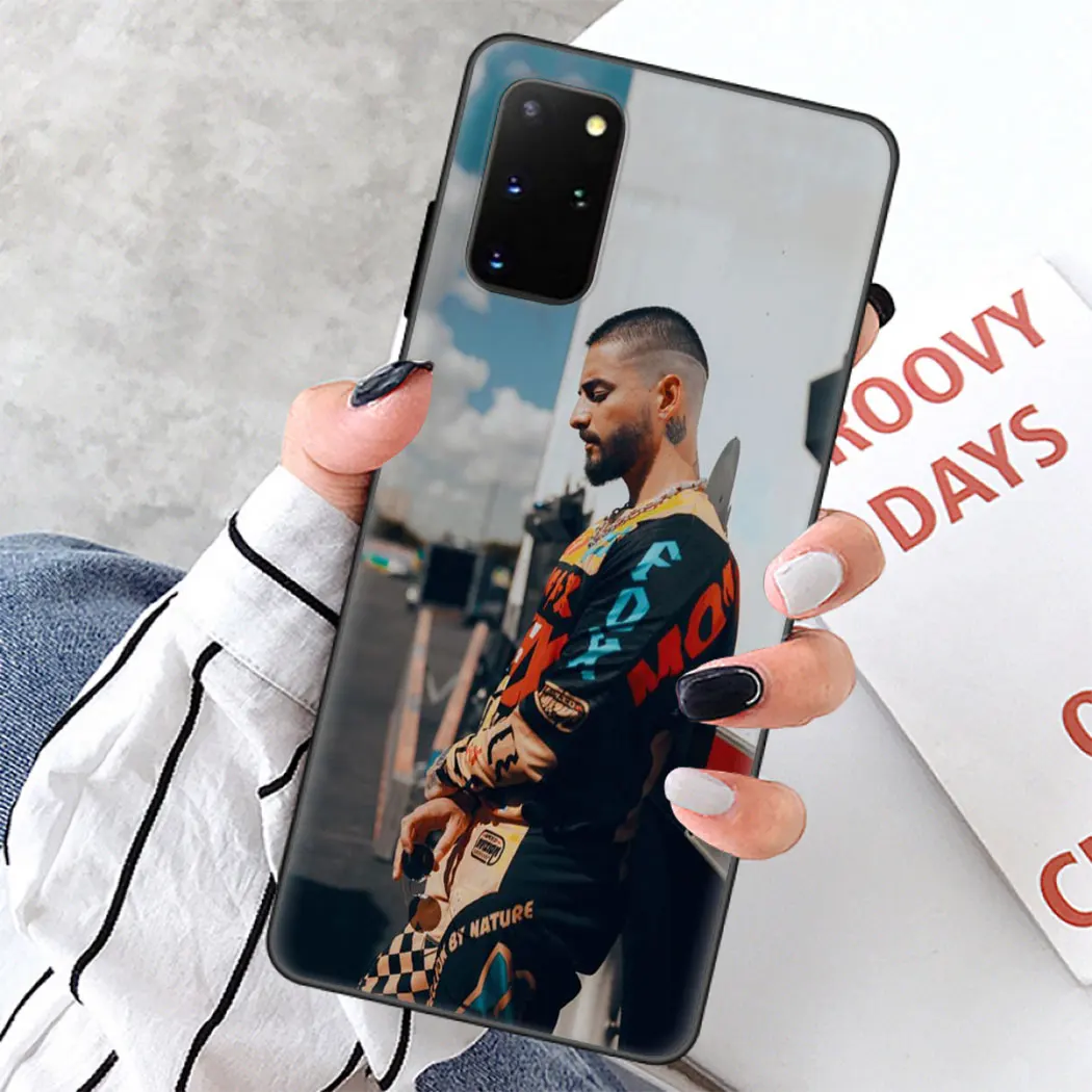 Soft silicone Cover for Samsung Note 10 S10 Lite S20 Plus Ultra A91 A81 A71 A51 Phone Case Maluma | Мобильные телефоны и