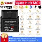 Vgate vLinker MC + ELM327 OBD 2 FORScan Bluetooth-совместимый OBD2 сканер WIFI для bпогружения для IOS PK OBDLINK ELM 327 V 1 5