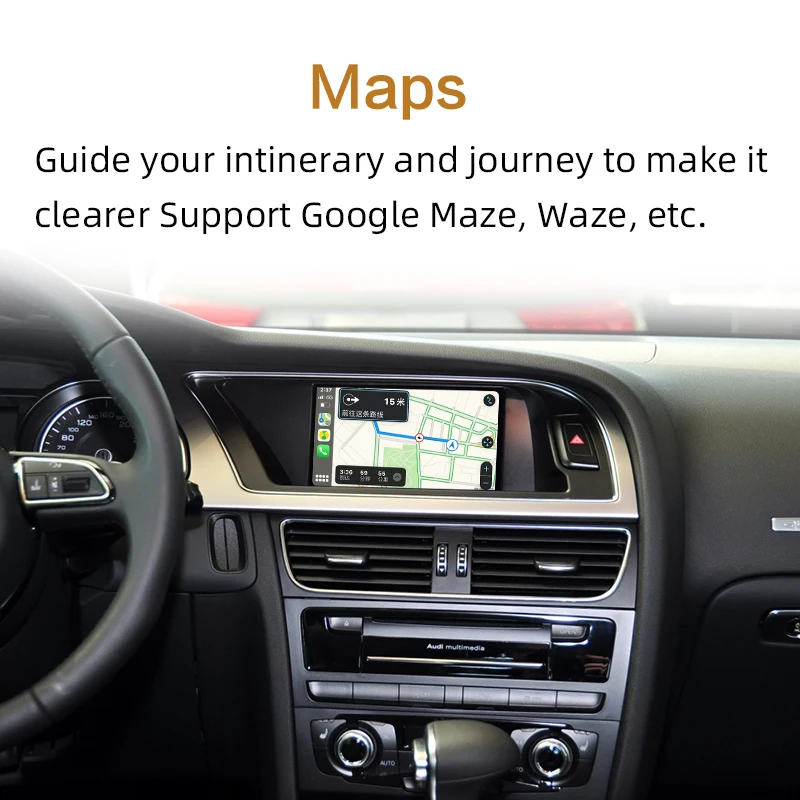 Sinairyu Wifi беспроводной Apple CarPlay автомобиль играть Android авто зеркало A4 A5 Q5 не MMI OEM
