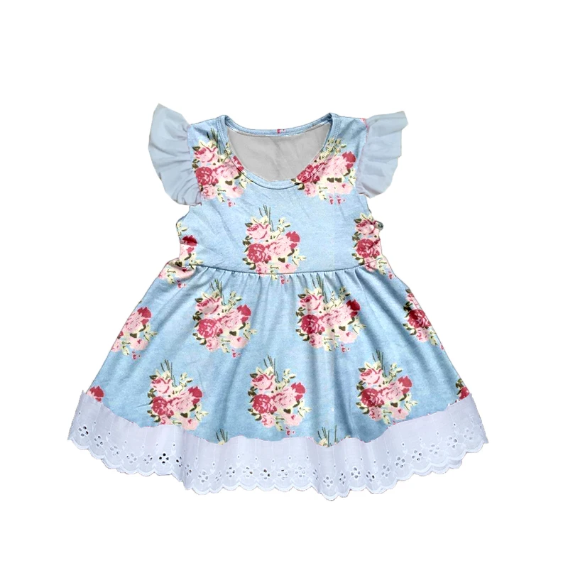 Drop Shipping 2020 Fancy spring Valentine's Day cotton hot sale Easter girl boutique kids dress | Детская одежда и обувь