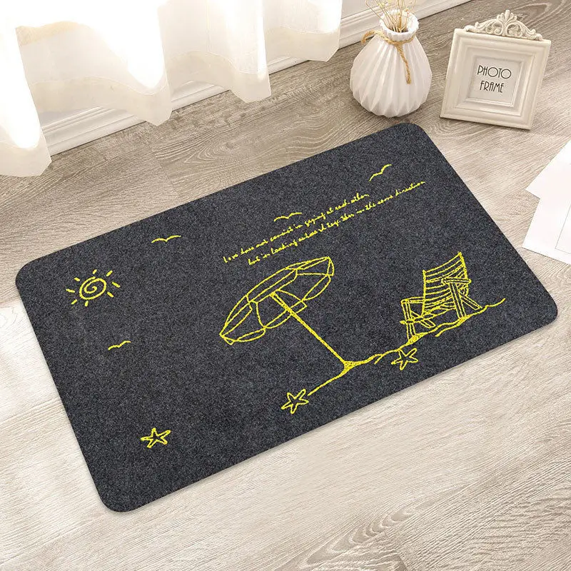 Коврик для ванной с креативным рисунком мягкий удобный абсорбирующий