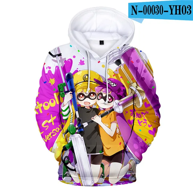 

Splatoon Hoodie Sweatshirt Spring Autumn Sweatshirt Splatoon Hoodie Men/Women Children Sportswear Harajuku Streetwear Kids