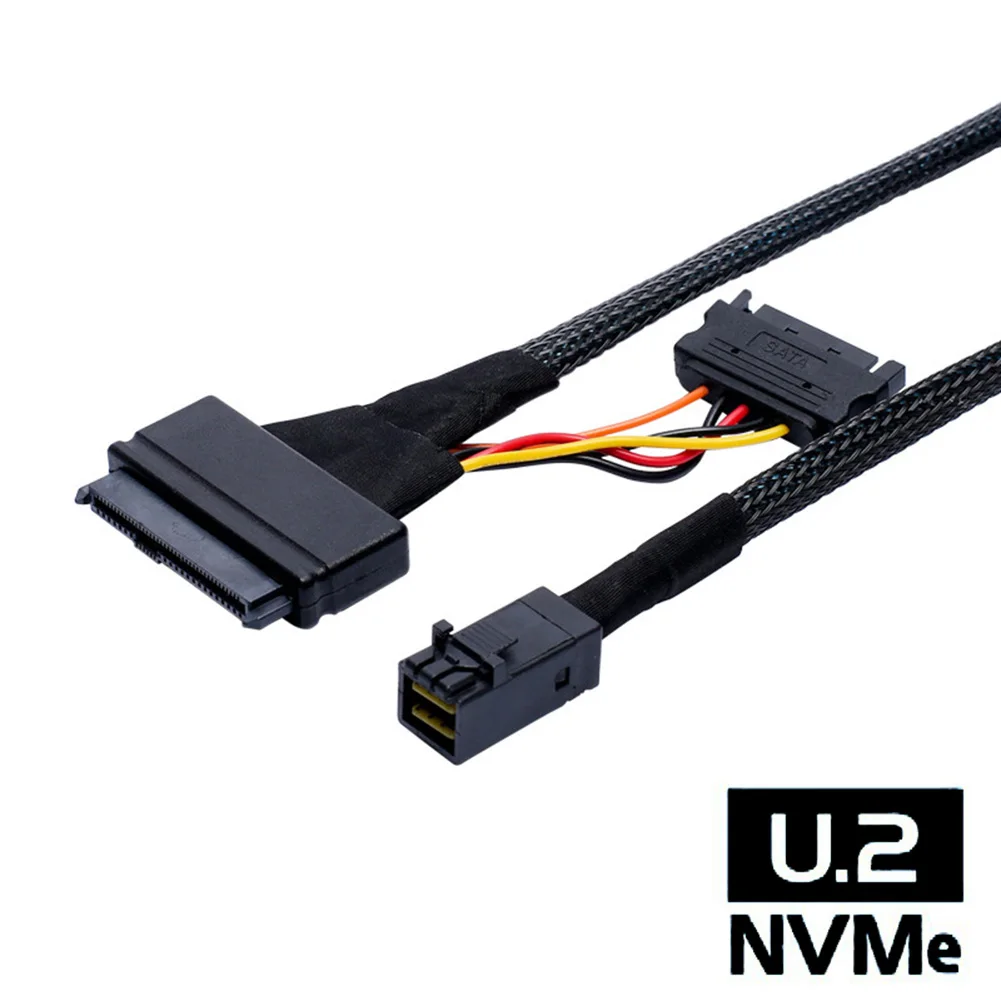 Высококачественный кабель SSD Mini SAS SFF8639 на SFF8643 U.2 Nvme для Intel P4500/750/Samsung PM863 50 м/80 м/100 м