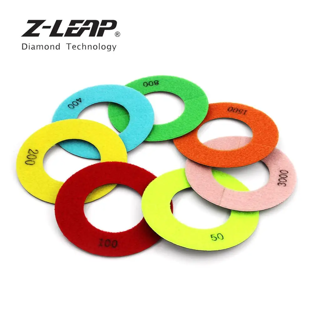 Бриллиантовый полировальный диск Z-LEAP 5 дюймов 2 шт./компл. гранитный мраморный