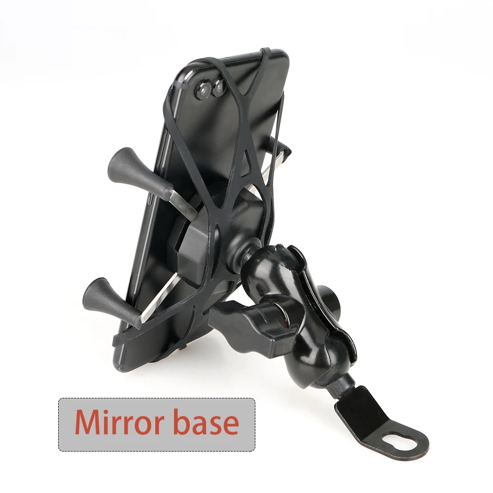 Держатель для мобильного телефона мотоцикла с USB зарядным устройством вращение