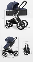 Baby stroller two-way high landscape newborn car can sit reclining light folding high landscape newborn child bb