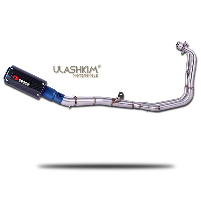 R25 R3 MT-03 MT03 полная выхлопная система мотоцикла Mid Link труба глушителя слипоны для Yamaha R25 R3 MT03