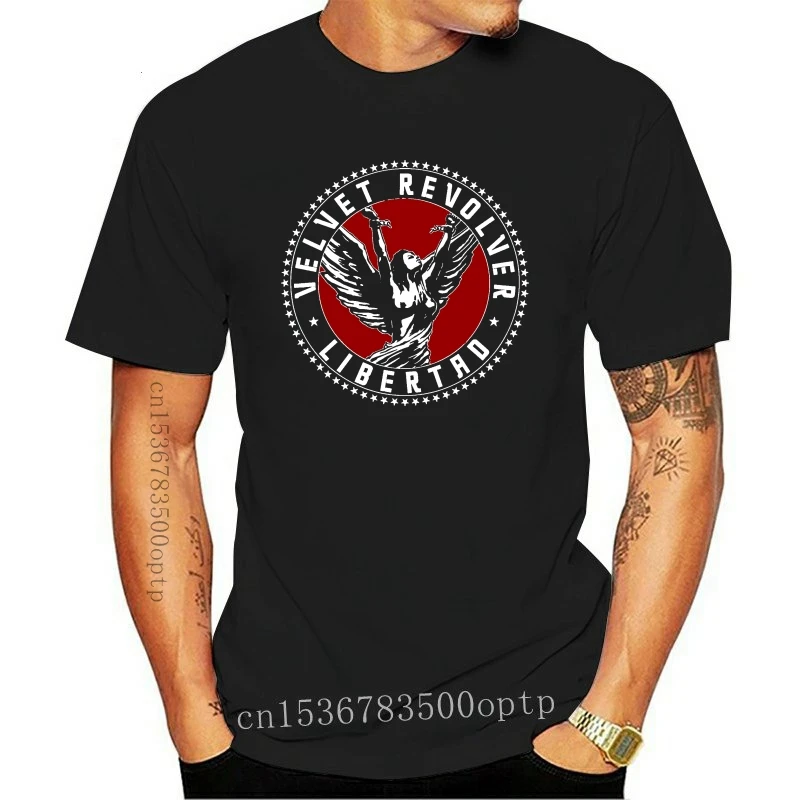 

New Velvet Revolver Libertad Album Cover 2007 Adult T Shirt Hard Rock Music 010419