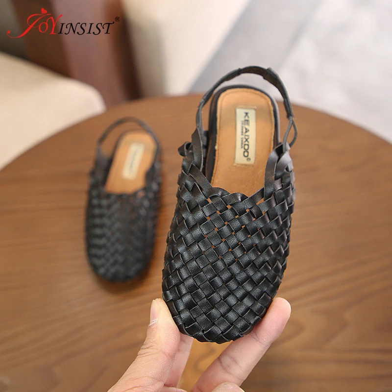 Сандалии для девочек с заклепками модные милые детские босоножки принцессы