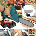 Электрическая цепная пила, 8 дюймов, 2400 Вт, 388VF, батарея 38800 мАч, портативная электрическая пила, деревообрабатывающий инструмент, пила для обрезки, пила для Makita, батарея 18 в