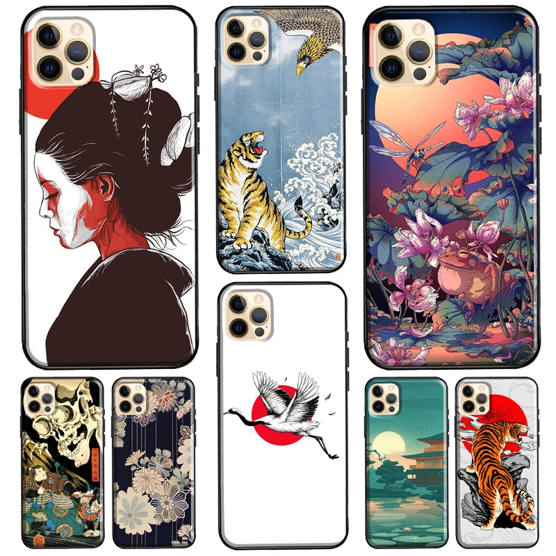 Японский искусственный японский Мягкий чехол из ТПУ для iPhone 13 12 Mini 11 Pro Max XS 6S 7 8 Plus