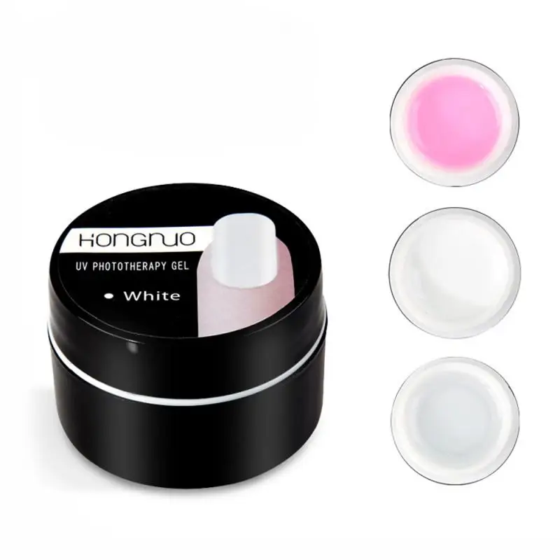 

3 Colors Nail Extension Crystal Clear Transparent Long Lasting Durable DIY Uv Led Lamp Nail Art Manicure Tools