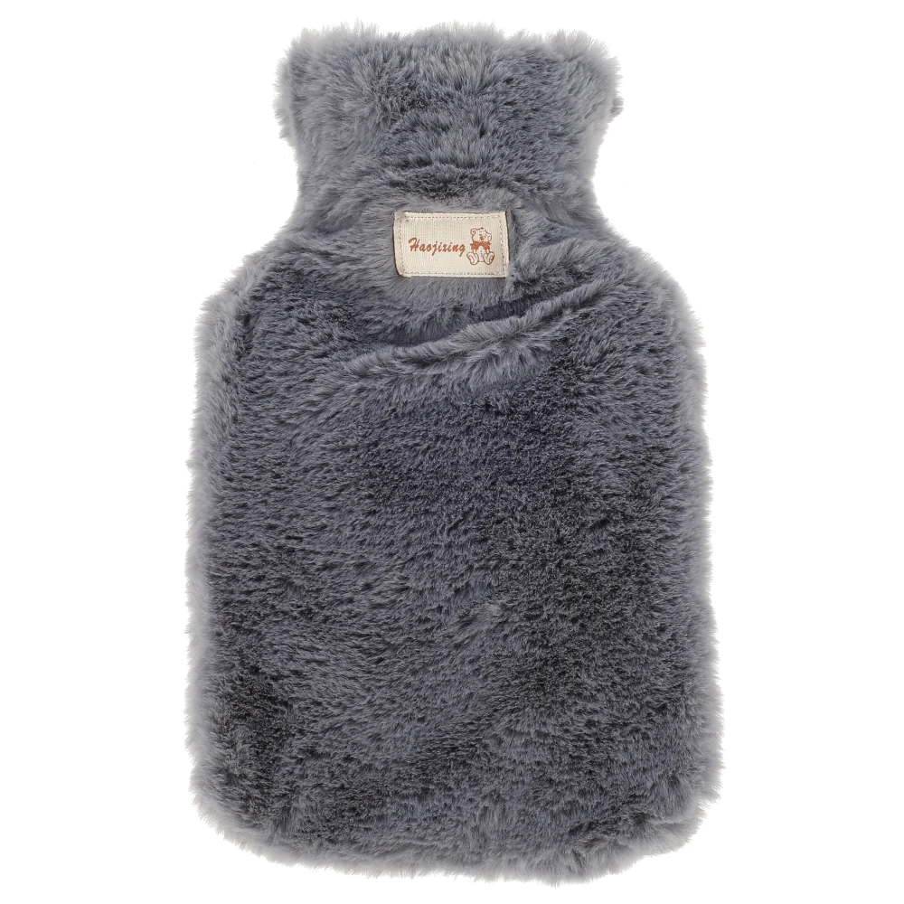 8001800ml hot water bottle cover to keep warm in winter portable and reusable protection plush covering washable and leak proof free global shipping