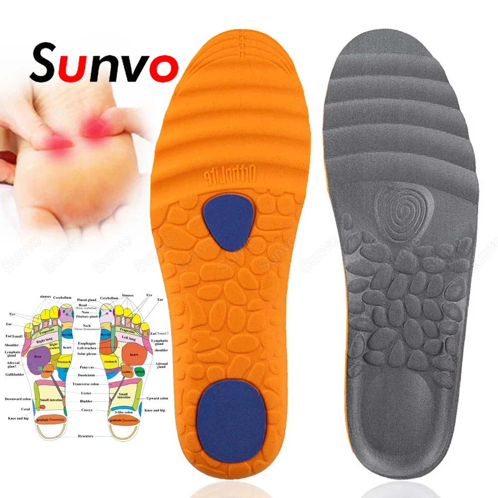 

Ортопедические стельки с эффектом памяти для обуви, дышащие спортивные, для бега, для ног, для мужчин и женщин, стельки для подошвенного фасц...