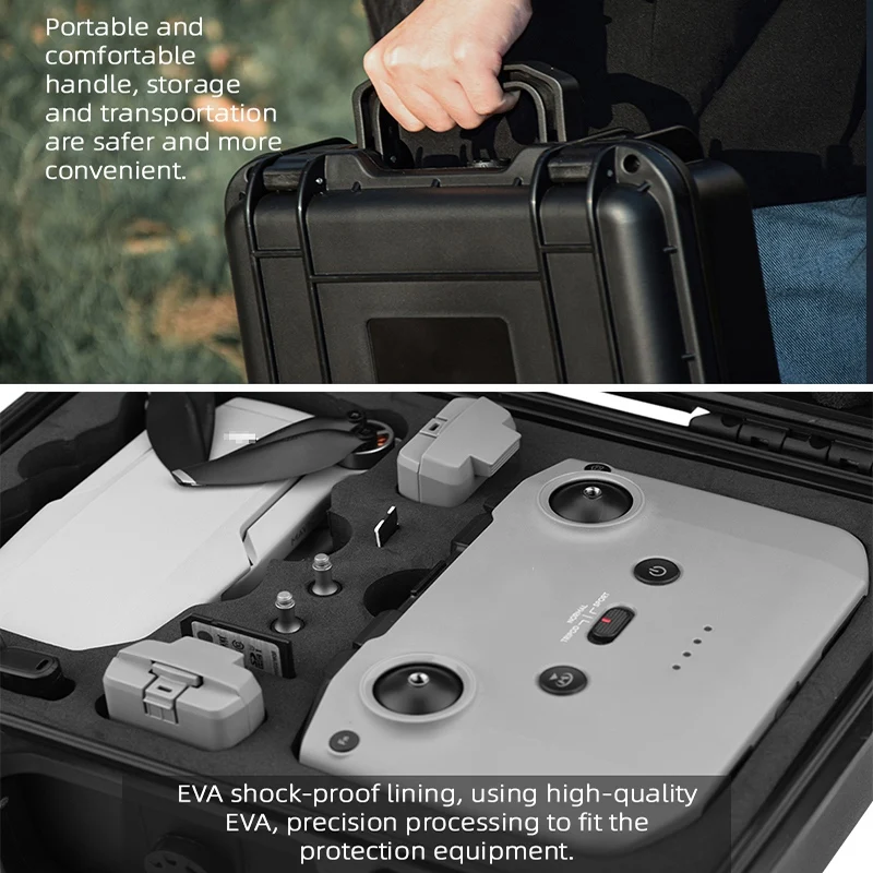 

Explosion-proof Box for DJI Mini 2 Waterproof Hard Shell Bag Drone