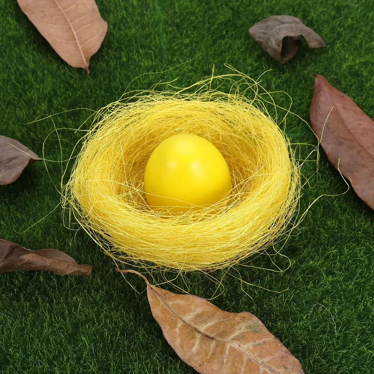 3 шт. искусственное гнездо пасхальное украшение мини цветная нить Птичье гнезда