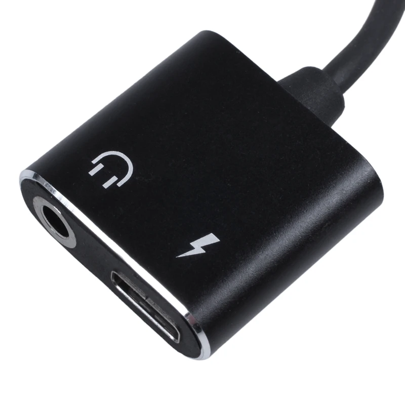 Тип C адаптер с разъемом подачи внешнего сигнала Aux USB Type до 3 5 мм разъем для