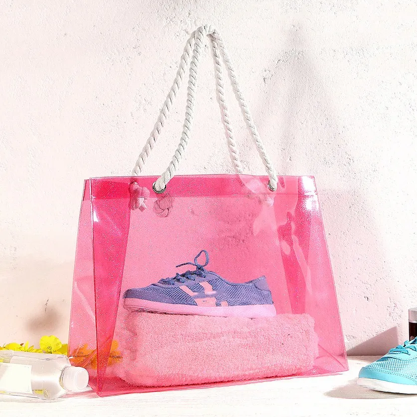 Водонепроницаемая женская сумка для плавания прозрачная Спортивная Дорожная из