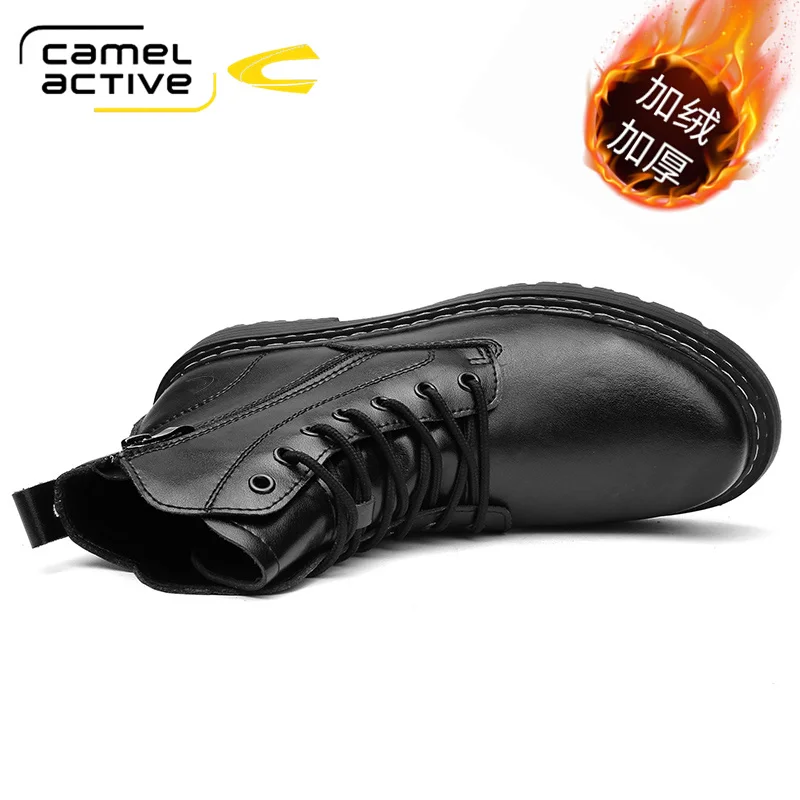 Мужские зимние ботинки Camel Active из натуральной коровьей кожи мужские ручной