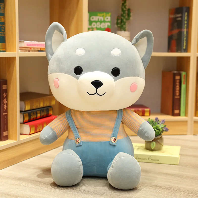 

Cute Stuffed Animals Shiba Inu Plush Toys Dressing Husky Dog Soft Plushie Doll Kawaii Pillow Cushion Sofa Gifts Xmas Gift Party