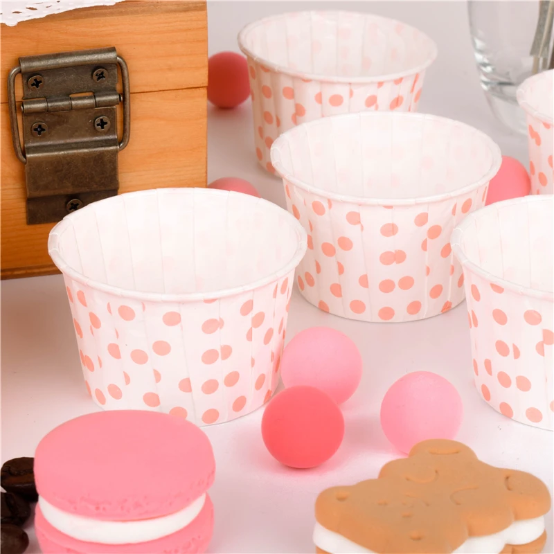 48pcs cupcake liner baking cup paper muffin cases Cake box Cup egg tarts tray cake mould decorating tools | Дом и сад