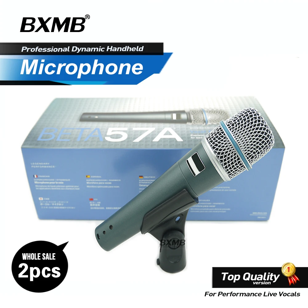 2 шт./лот класса А с лакированным профессиональный проводной микрофон BETA57
