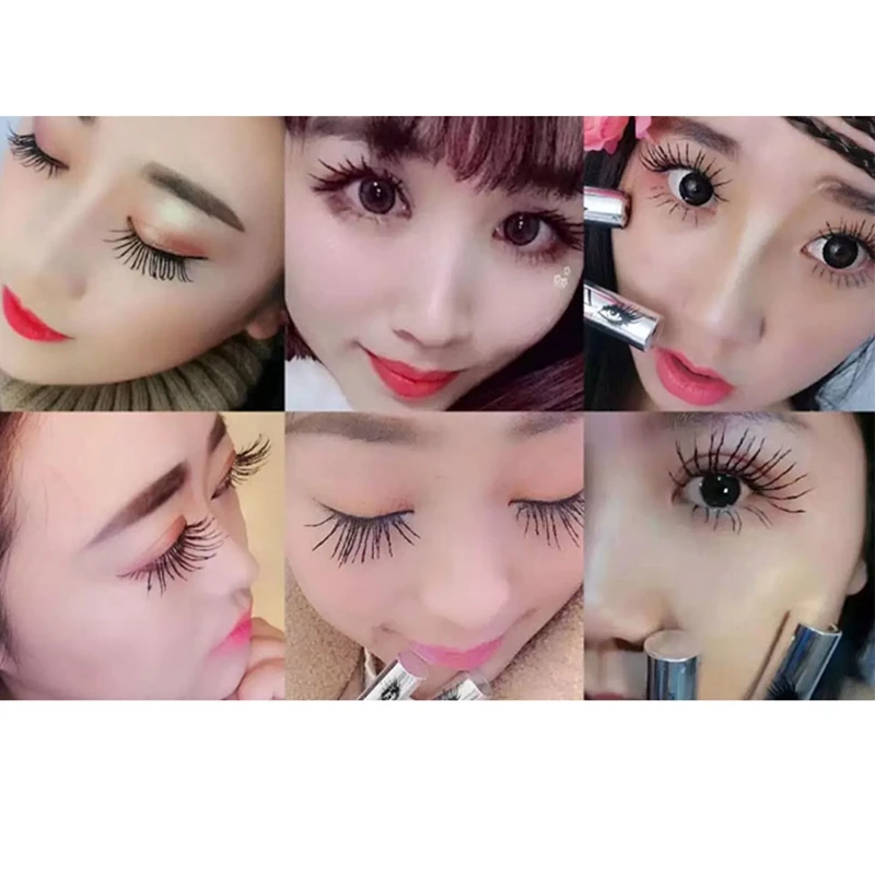 4D Шелкового волокна ресниц тушь для DDK чёрные фантастические 2 шт./лот макияж DiDiCat