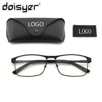 doisyer new metal material square full frame glasses frame with myopia glasses