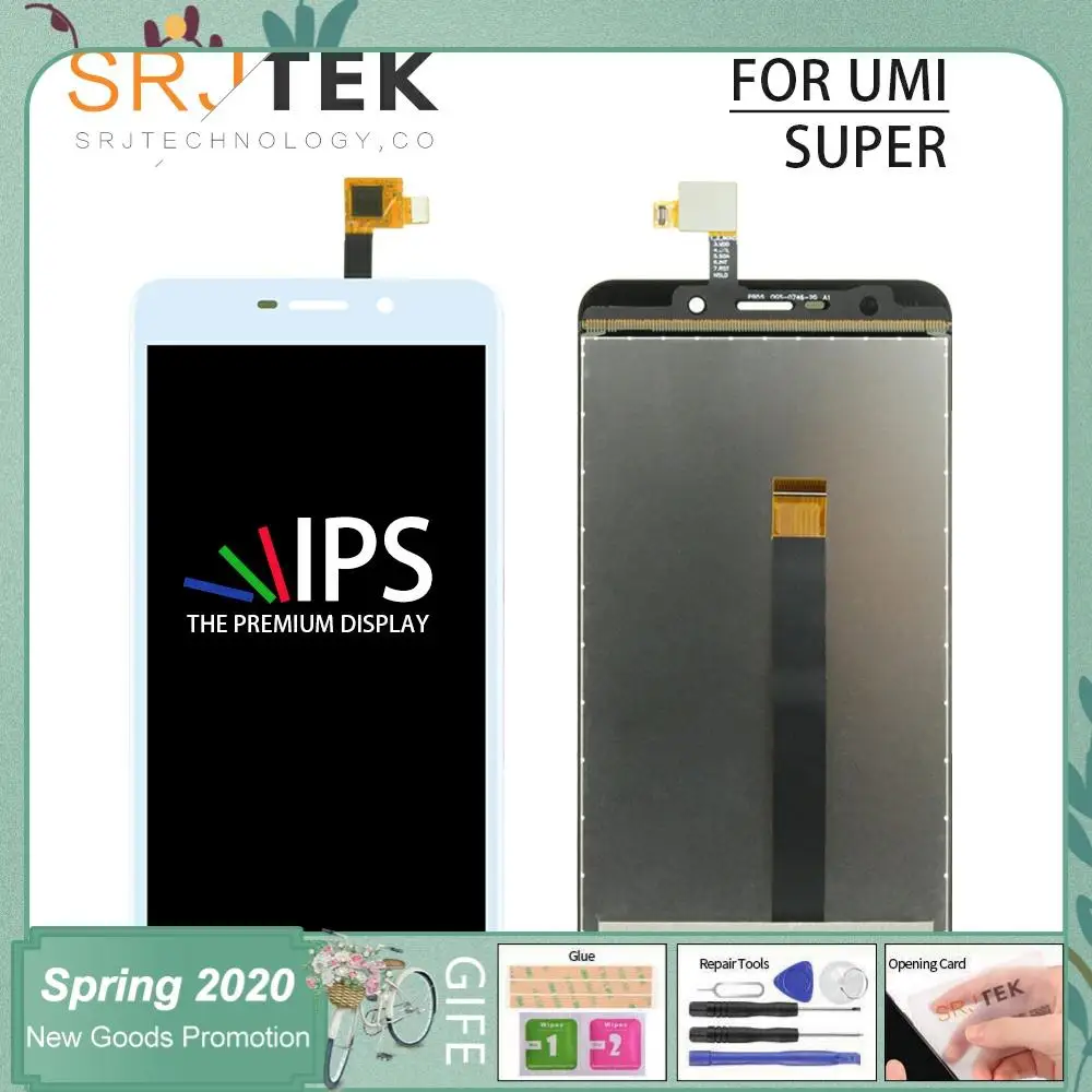 Srjtek 5 &quotдля Umi Umidigi супер ЖК дисплей сенсорный экран в сборе новый