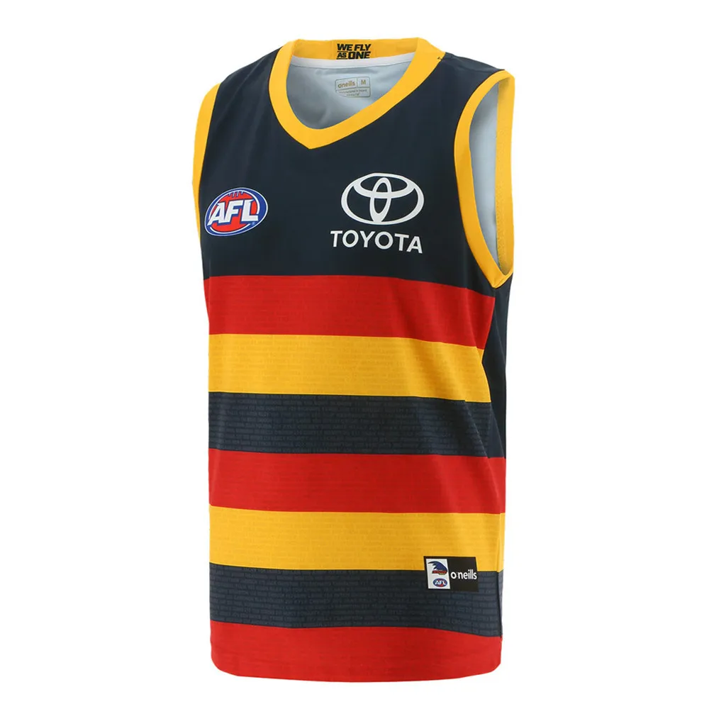 2021 Аделаида ворона AFL GUERNSEY мужские Регби Джерси Размер: S 3XL (печать именной номер)