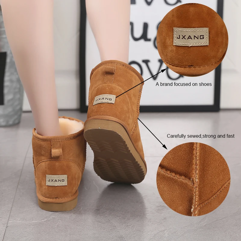 Высококачественные австралийские брендовые зимние женские сапоги JXANG ботильоны