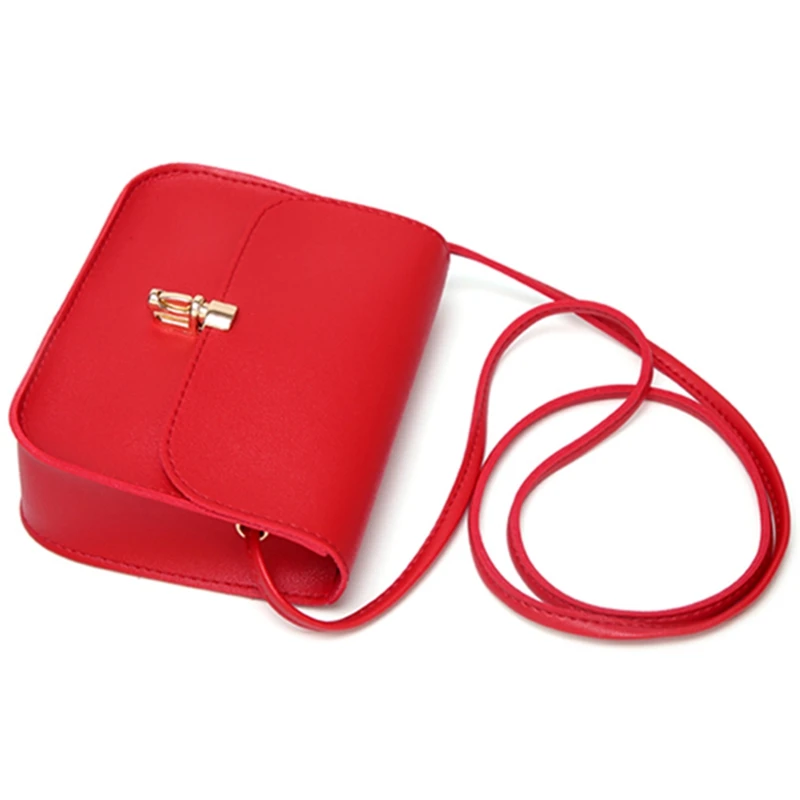 Мода дикая девушка маленькая сумочка Простой Досуг сумка на плечо красный|Сумки