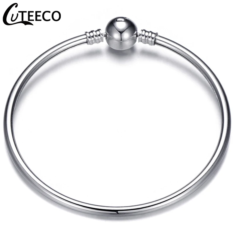 CUTEECO Новая мода любовь цвет серебра талисман браслет высокого качества оригинальные тонкие браслеты для женщин девушек ювелирные изделия